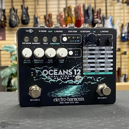 Ehx oceans riverbero stereo - oceans,